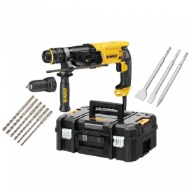 Πιστολέτο SDS-PLUS 800W 2.8J με ΔΩΡΟ Σετ Dewalt 1 Βελόνι + 2 Καλέμια SDS Plus DEWALT (D25134K) 