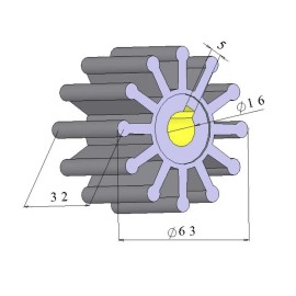 Ιμπέλερ 3/4" S Garoni (ΙΜΠ34Σ)