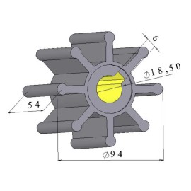 Ιμπέλερ 1 1/4" Σφήνα Garoni (ΙΜΠ114Σ)