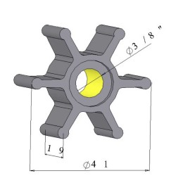 Ιμπέλερ 1/4" x 3/8" Garoni