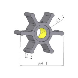 Ιμπέλερ 1/4" x 12 Garoni (ΙΜΠ1412)