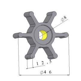 Ιμπέλερ 1/4" HS-8 Garoni (ΙΜΠ14HS8)