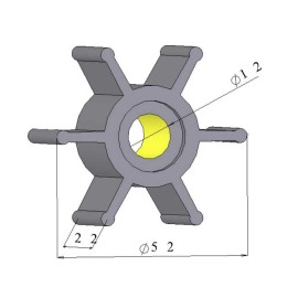 Ιμπέλερ 3/8" x 12 Garoni (ΙΜΠ14HS8)