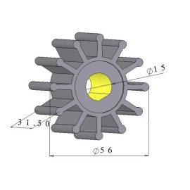 Ιμπέλερ 1/2" K Garoni (ΙΜΠ12Κ)