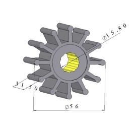 Ιμπέλερ 1/2" Π Garoni