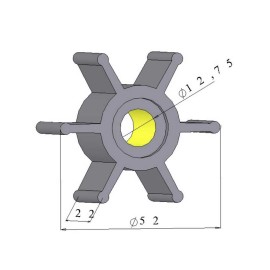 Ιμπέλερ 3/8" x 12.75 Garoni (ΙΜΠ38Χ1275)