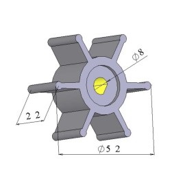 Ιμπέλερ 3/8" Η Garoni (ΙΜΠ38Η)