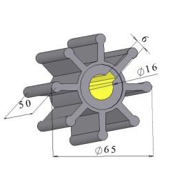 Ιμπέλερ 1" Σφήνα Garoni (ΙΜΠ1Π)