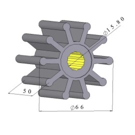 Ιμπέλερ 1" Π 10 Πτερύγια Garoni (ΙΜΠ1Π10Π)