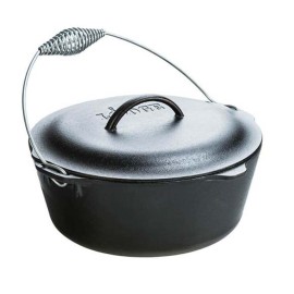 Μαντεμένιο Dutch Oven 6.62 lt με Μαντεμένιο Καπάκι και Ανοξείδωτη Λαβή Lodge ( L10DO3)