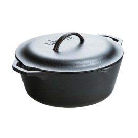 Μαντεμένιο Dutch Oven 6.62 lt με Μαντεμένιο Καπάκι Lodge ( L10DOL3)