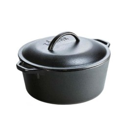 Μαντεμένιο Dutch Oven 4.73 lt με Μαντεμένιο Καπάκι Lodge (LL8DOL3)